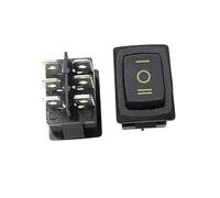 2pc forward and reverse boat-type button switch SC776 crank plate with 6pin 3gears 10A125V, 21 * 15