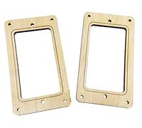 2PC. Full size pickup humbucker cover Rings Style 1 - a scelta tra 4 tipi di legno. Maple