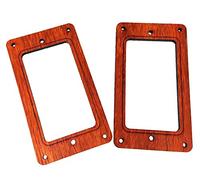 2PC. Full size pickup humbucker cover Rings Style 1 - a scelta tra 4 tipi di legno. Padauk