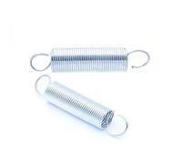 2pc Galvanised Tension Springs Wire Thickness 0,8mm Voltage Tensioning Spring With Double Hook(0.8x10x100mm)