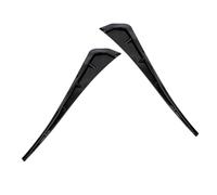 2pc Glossy Black Side Fender Vent Air Wing Cover Body Moldings Trim Universal