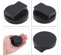 2pc Gomma Jack Sollevamento Adattatore For-Bmw 3 4 5 Serie Nero Pad Sostituzione