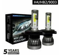 2PC H4/HB2/9003 LED HeadLuce 36W 8000LM COB Bulbs Kit High/Lo Beam 6000K IT Y H7