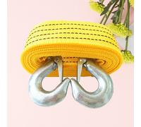 2PC Heavy Duty Car Recovery Road Strap Traino Corde con 2 ganci di traino