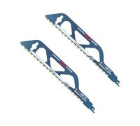 2PC Lama per Sega a Gattuccio, Sega a mano 305mm, Lame Sega a Sciabola per Taglio di Metallo, Cemento, Mattoni, Seghetto Legno Accessorio Sega Universale (S1243HM)