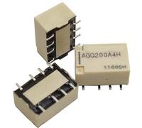 2PC Latching Signal Relay AGQ210A03 AGQ210A03Z Equivalent - 3V DC Single Coil Type, 2A Load, Dual Contact 8-Pin DIP Relay for PCB Automation and Control