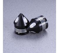 2Pc Moto Assale anteriore Cranio Dado Bullone Tappo di copertura per