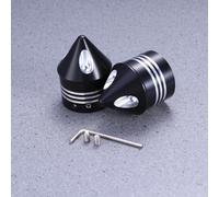 2Pc Moto Assale anteriore Cranio Dado Bullone Tappo di copertura per Softail