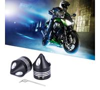 2Pc Moto Assale anteriore Cranio Dado Bullone Tappo di copertura per Softail