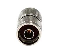 2pc N tipo maschio a spina RF coassiale adattatore accoppiatore barilotto dritto connettore nichelato