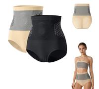 2Pc Pauraju Fat Burn Shorts 4-in-1 Micro-Particelle Sculpting Shorts Vita Alta Termogenico Micro Pantaloncini Controllo Della Pancia Shapewear Pantaloni Yoga Senza Cuciture Pauraju Butt Lifting