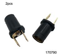 2pc Per 6/12/24V Ba9s 989/233 Lampadina Auto Laterale Lampada Supporto Plastica