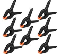 2pc Plastic Nylon Adjustable Woodworking Clamps Small Heavy Duty Clips For Crafts Backdrop Stand Photography Studios Per Fai Falegnameria
