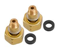 2Pc Propane Gas Camping Stove Adapter for Camping Stove Bottle Converter Good