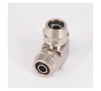 2pc Quick fit For 10x6.5mm O/DxI/D Hose Elbow 90 Degree Brass Pneumatic Pipe Hose Coupler Fitting Connector Adapter
