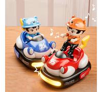 2pc RC Speed Car Mini Telecomando Espulsore Veicolo Incidente Contro Avversari