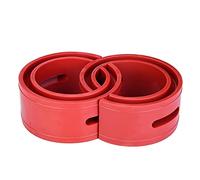 2pc rosso auto ammortizzatore tampone primavera paraurti cuscino tipo B molla elicoidale assistenti