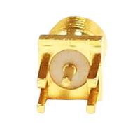 2pc RP SMA Femmina Pin interno Bordo PCB Mount Connettore coassiale RF Adattatore dritto placcato oro Spedizione veloce