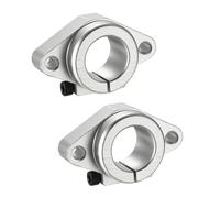 2PC SHF25 Guida lineare binario morsetto Barra Guida Support per 25mm Dia Albero