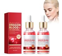 2PC Siero Antirughe Al Sangue Di Drago,Crema Al Retinolo Placenta Sangue Di Drago,Sangue Di Drago Essenziale,Ganoderma Dragons Blood Anti Wrinkle Siero e Crema,Riduci Le Linee Sottili