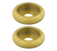 2pc smeriglio bordo mole 74mm intaglio design per marmo granito pietra artificiale per smerigliatrice angolare e trapano a mano oro