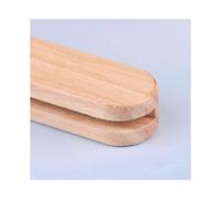 2Pc Solid Wood Grill Pan Insulated Grip Heat Resistant Portable BBQ Plate Handle for Cookware Sauce Pan Sauteing Grilling Pan 2025