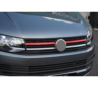 2Pc Superiore Rosso Griglia Accent Orlo Set Per Volkswagen t6 transporter (16