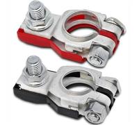 2pc terminale batteria automobilistica connettore morsetto cavo auto accessori for roulotte 12V 24V positivo negativo(Copper Tinned)