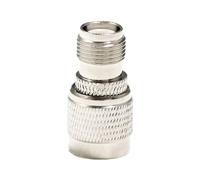 2pc TNC maschio interruttore RP TNC femmina Pin interno RF convertitore adattatore coassiale dritto nichelato for WIFI