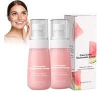 2Pc Watermelon Niacinamide Hydrating Sierum,Siero Alla Niacinamide Dell'Anguria Siero,Watermelon Glow Niacinamide Siero Idratante,Idratante Brightening Dark Spot Correcting Glow Siero