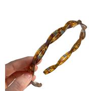 2pc Women's Minimalist Slender Hair Hoop Versatile Pressed Hair Colorful Card Elegant Girl Headwear(1)