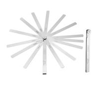 2pcs 0.05-1mm 14 lame 15cm per Metric Thickness Feeler Gauge Set