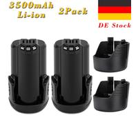 2Pcs 10,8V 3,5Ah Al litio Batteria Per Bosch BAT412 D-70745 BAT413 GSR 10,8 V-LI