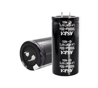2Pcs 100V 10000UF Snap in Aluminum Electrolytic Capacitor 35x70mm(1.38 * 2.76inch) for Power Amplifier and Filter, Through Hole compatiable to Car Capacitance Meters