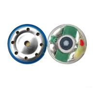 2pcs 10mm LCP Speaker Driver rame diaframma basso | Tecnologia a membrana LCP, risposta dei bassi profondi, gamma vocale chiara, bobina vocale in rame, finitura estetica argento