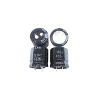 2PCS/10PCS 100uf 450v GU/GX 25x25mm 450V100uF Snap-in PSU Capacitor EKFBQBGW(10PCS)