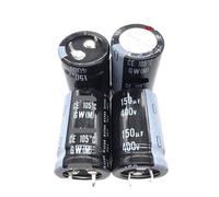2PCS/10PCS 150uF 400V GW 22x35mm 400V150uF Snap-in PSU Capacitor LGW2G151MELZ35 MQXFCZUX(10Pcs)
