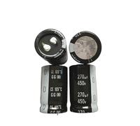 2PCS/10PCS 270uf 450v GG 25x40mm 450V270uF Snap-in PSU Capacitor MQXFCZUX(10PCS)