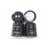 2PCS/10PCS 270uf 450v GG/GU 35x35mm 450V270uF Snap-in PSU Capacitor NWPNLXEA(10PCS)