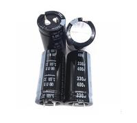2PCS/10PCS 330uf 400v GG/GU 25x50mm 400V330uF Snap-in PSU Capacitor CZAOINCU(10PCS)