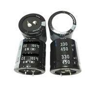 2PCS/10PCS 330uf 450v 35x35mm 450V330uF Snap-in PSU Capacitor EKFBQBGW(10PCS)