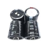 2PCS/10PCS 390uf 400v GN/GU 35x35mm 400V390uF Snap-in PSU Capacitor ICXLPMC(One Size)
