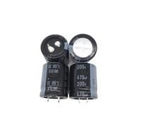 2PCS/10PCS 470uf 200v GU 25x30mm 200V470uF Snap-in PSU Capacitor ICXLPMC(10PCS)