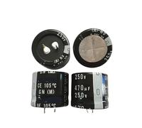 2PCS/10PCS 470uf 250v 30x25mm 250V470uF Snap-in PSU Capacitor EKFBQBGW(10PCS)