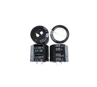 2PCS/10PCS 560uf 200v GU 30x25mm 200V560uF Snap-in PSU Capacitor ICXLPMC(One Size)