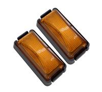 2pcs 10V-30V Amber Side Marker Light Clearance Lamp For Car Truck RV
