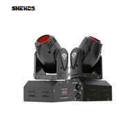 2PCS 10W Mini Fascio di Luce a Testa Mobile RGBW 4in1 Per Il Partito Discoteca DMX Effetto Scenico Evento Modalità Sonora Musica SHEHDS Laser