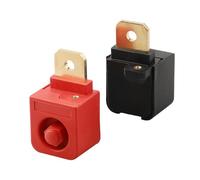 2Pcs 120A Morsettiera Ottone Lug M6 Stud Batteria Post Ad Alta Corrente Ignifugo Per Car Audio Solar Power System Cablaggio