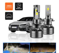 2PCS 120W Faro principale H7 H4 H11 Fari principali Lampadina 12000LM 3 Tubo di rame Luci a led per auto H1 H8 H9 9005 9006 12V