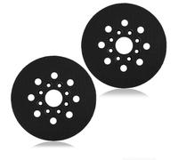 2pcs 125 mm Piastra Abrasiva Compatibile con PEX 220 A, Gex 125-1 Ae, Plateau De Ponçage, Pex 220 Ae E Skil 7402/7490, Platorello Per Smerigliatrice, Ricambio Con Sistema Di Raccolta Della (Changgou)